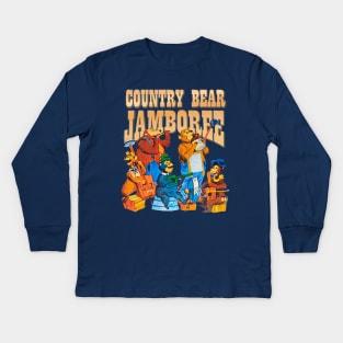 Country Bear Jamboree Vintage Retro Kids Long Sleeve T-Shirt